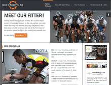 Tablet Screenshot of bike-energy-lab.com